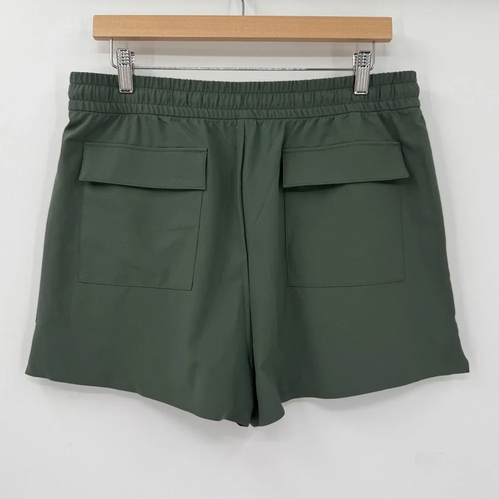 Rhone Mirage Pocket Shorts Sage Green Large Athletic Performance Drawstring - Picture 3 of 5